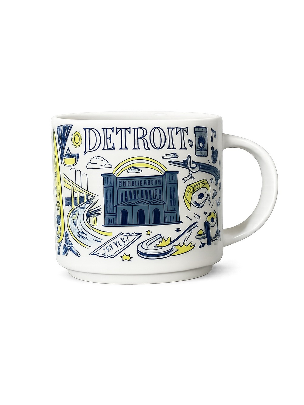 Starbucks Detroit Been There Series Mug 14oz 2019 Across The Globe Collection